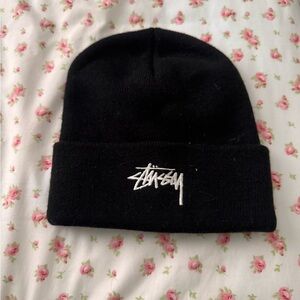 Stussy Classic Black Knit Hat